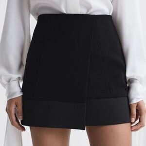 Reiss black mini skirt